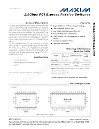 MAX4888ETI+TG3U Datenblatt Cover