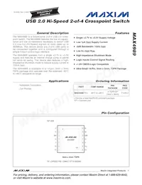 MAX4989ETD+T Datasheet Cover