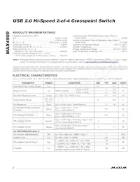 MAX4989ETD+T Datasheet Page 2