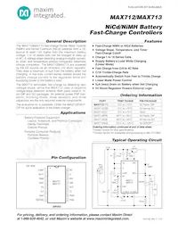 MAX712EPE+ Datenblatt Cover