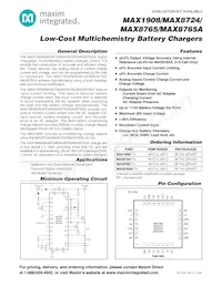 MAX8765AETI+T Datasheet Copertura