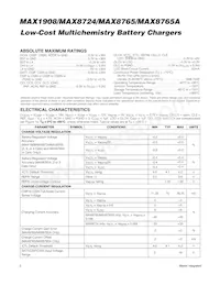 MAX8765AETI+T Datenblatt Seite 2