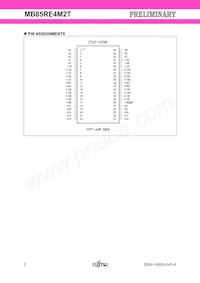 MB85RE4M2TFN-G-ASE1 Datasheet Page 2