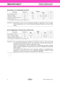 MB85RE4M2TFN-G-ASE1 Datasheet Page 6