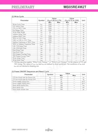 MB85RE4M2TFN-G-ASE1 Datenblatt Seite 9