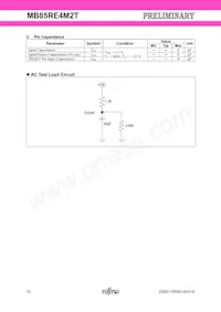 MB85RE4M2TFN-G-ASE1數據表 頁面 10