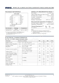 MP26057DQ-LF-P數據表 頁面 2