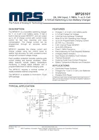 MP26101DR-LF-P Datenblatt Cover