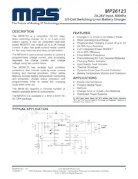 MP26123DR-LF-Z Datenblatt Cover