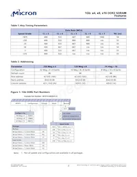 MT47H64M16HR-3 AAT:H TR Datasheet Pagina 2