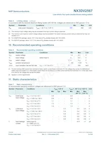 NX3DV2567GU Datasheet Pagina 5