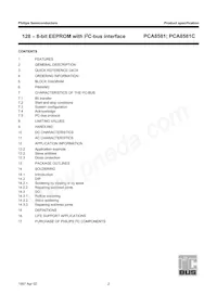 PCA8581T/6 Datasheet Pagina 2