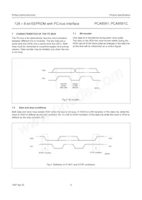 PCA8581T/6 Datasheet Pagina 5