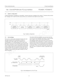 PCA8581T/6 Datasheet Pagina 6