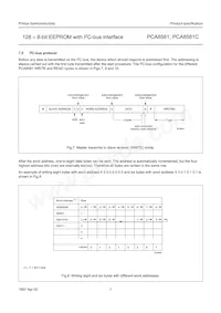 PCA8581T/6 Datasheet Pagina 7