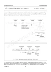 PCA8581T/6 Datasheet Pagina 8