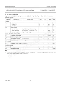 PCA8581T/6 Datasheet Pagina 10