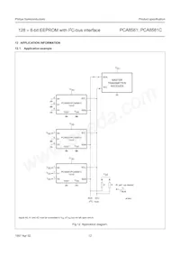 PCA8581T/6 Datasheet Pagina 12