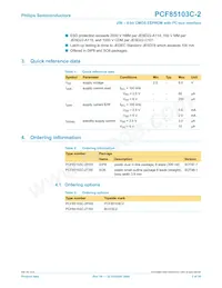 PCF85103C-2P/00 Datasheet Pagina 2