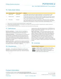 PCF85103C-2P/00 Datasheet Pagina 19