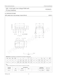 PCF8570T/F5 Datasheet Pagina 14