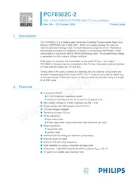 PCF8582C-2P/03 Datenblatt Cover