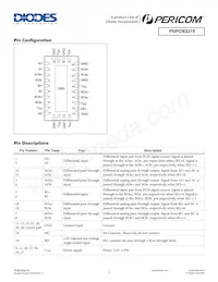 PI3PCIE2215ZHEX Datasheet Pagina 2