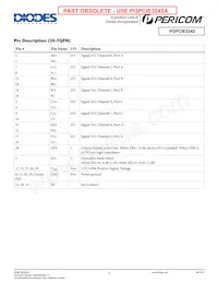 PI3PCIE3242ZLEX Datasheet Pagina 3