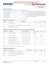 PI3PCIE3242ZLEX Datasheet Pagina 4