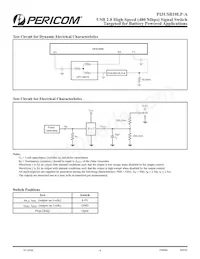 PI3USB10LP-AZMEX Datasheet Pagina 4