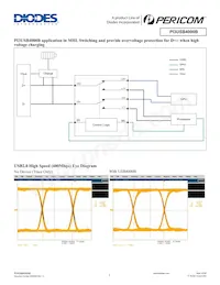 PI3USB4000BZUAEX Datasheet Pagina 3