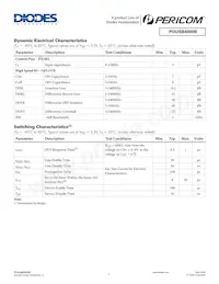 PI3USB4000BZUAEX Datasheet Pagina 5