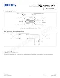 PI3USB4000BZUAEX Datasheet Pagina 7