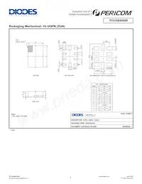 PI3USB4000BZUAEX Datasheet Pagina 8