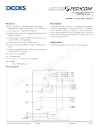 PI3WVR31310AZLE數據表 封面