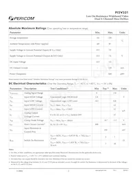 PI5V331WE Datasheet Pagina 2