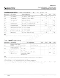 PI5V331WE Datasheet Pagina 3