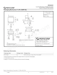 PI5V331WE Datasheet Pagina 6