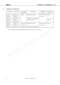 PS2501L-4-E3-A Datasheet Pagina 6