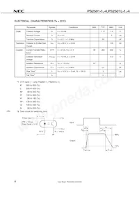 PS2501L-4-E3-A Datasheet Pagina 8