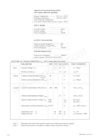 PS2502-4X數據表 頁面 2