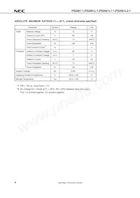 PS2561L-1-V-L-A Datasheet Page 10