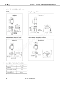 PS2565L1-1-A Datasheet Pagina 2