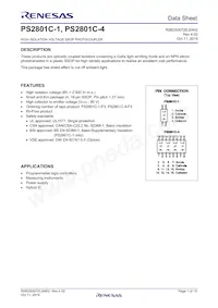 PS2801C-1-F3-L-A Datasheet Copertura