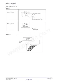 PS2801C-1-F3-L-A Datasheet Pagina 3