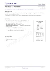 PS2833-4-F3-A Datenblatt Cover