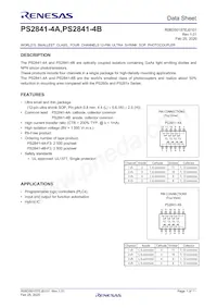 PS2841-4A-F3-AX Datasheet Copertura