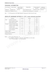PS2845-4A-F3-AX Datasheet Pagina 3