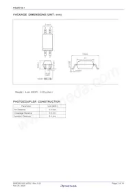 PS2861B-1Y-V-L-A Datasheet Pagina 2