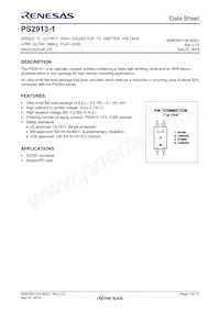 PS2913-1-F3-K-AX Datasheet Copertura